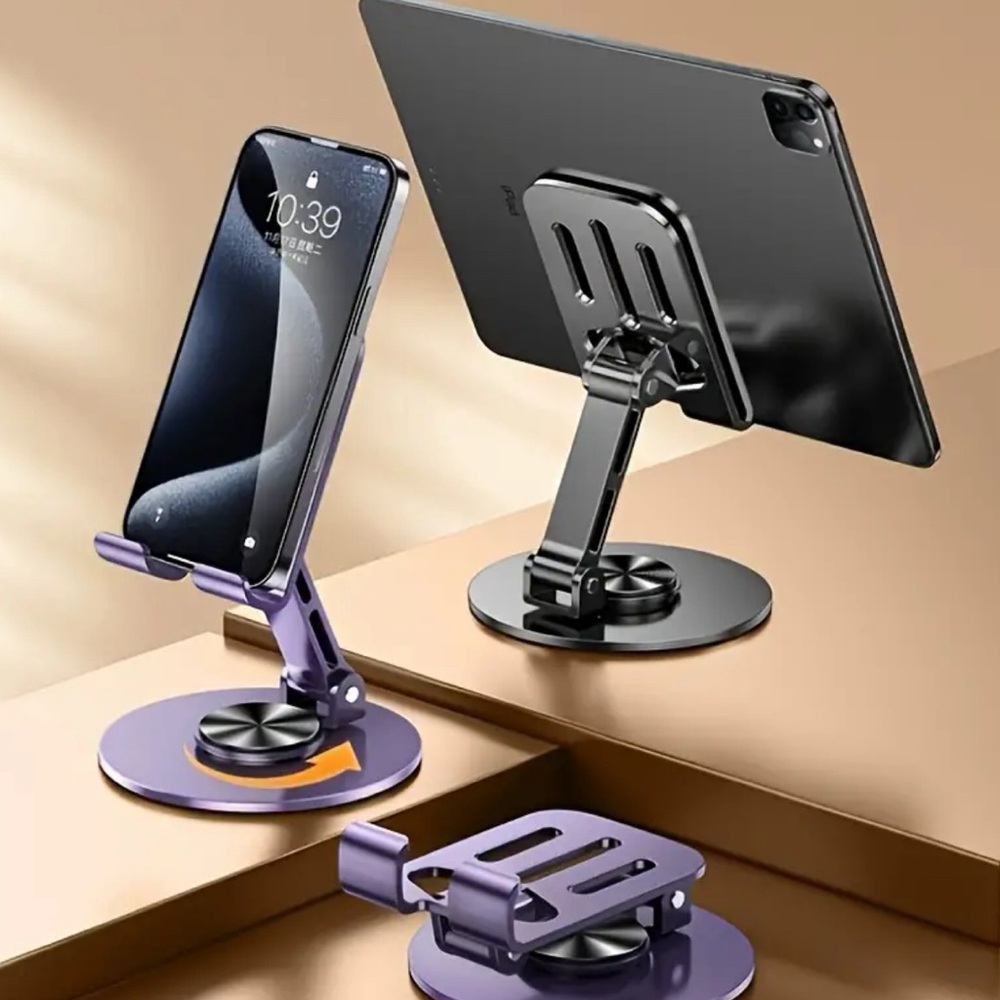 Rotating IPad/IPhone Stand (Metal) - Picture 2 of 2